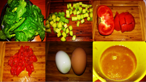 salad colage